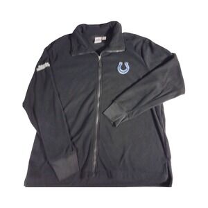 NFL Indianapolis Colts Fleece Zip Up Jacket Sports‎ Illustrated Logo XL